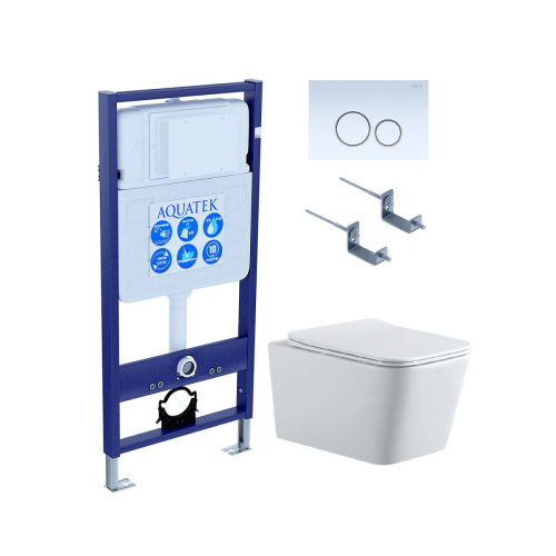 Сет унитаз + инсталляция Aquatek SET AQUATEK ЛИБРА N KDI15